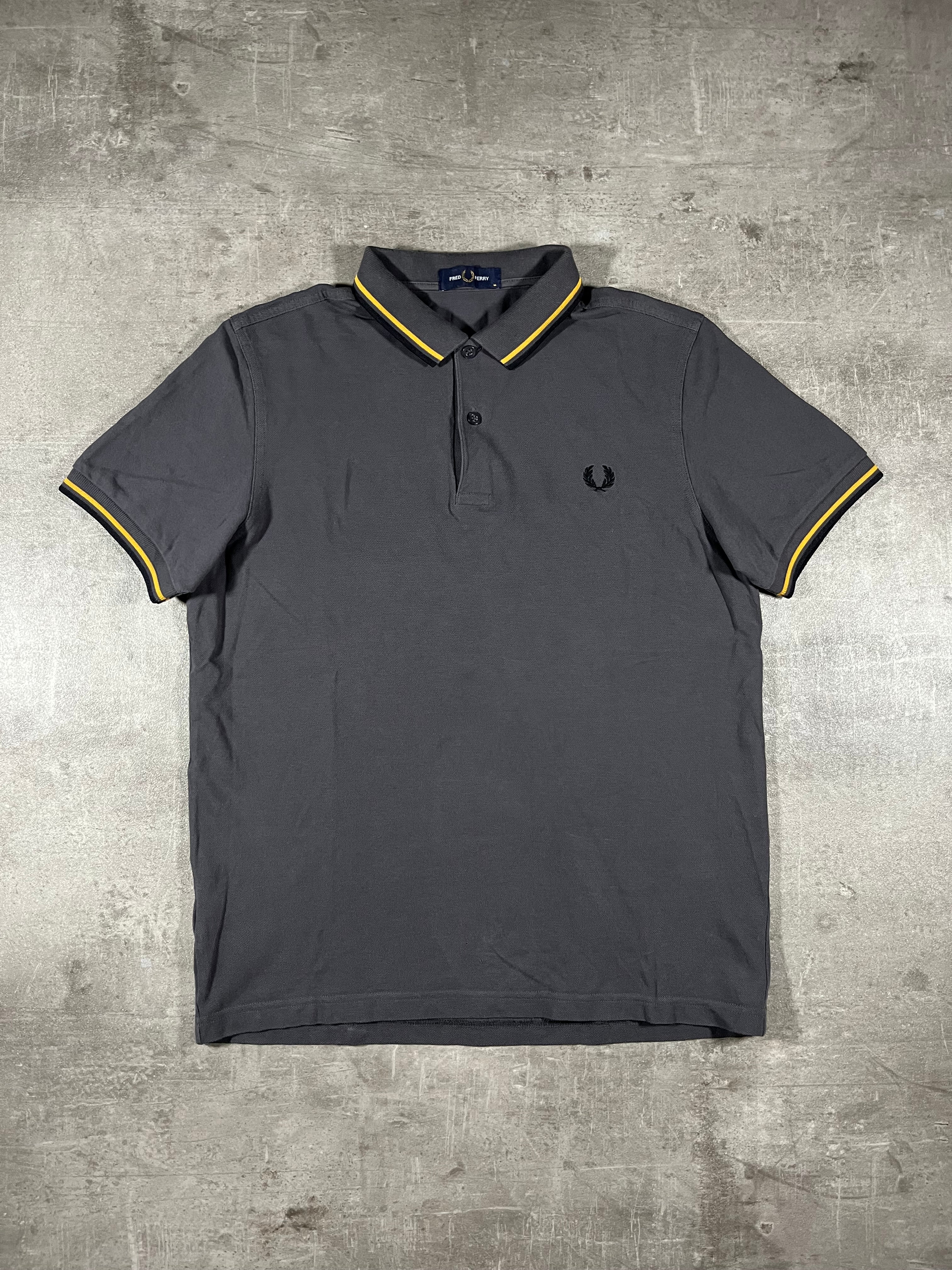 Fred Perry Poloshirt Grau M