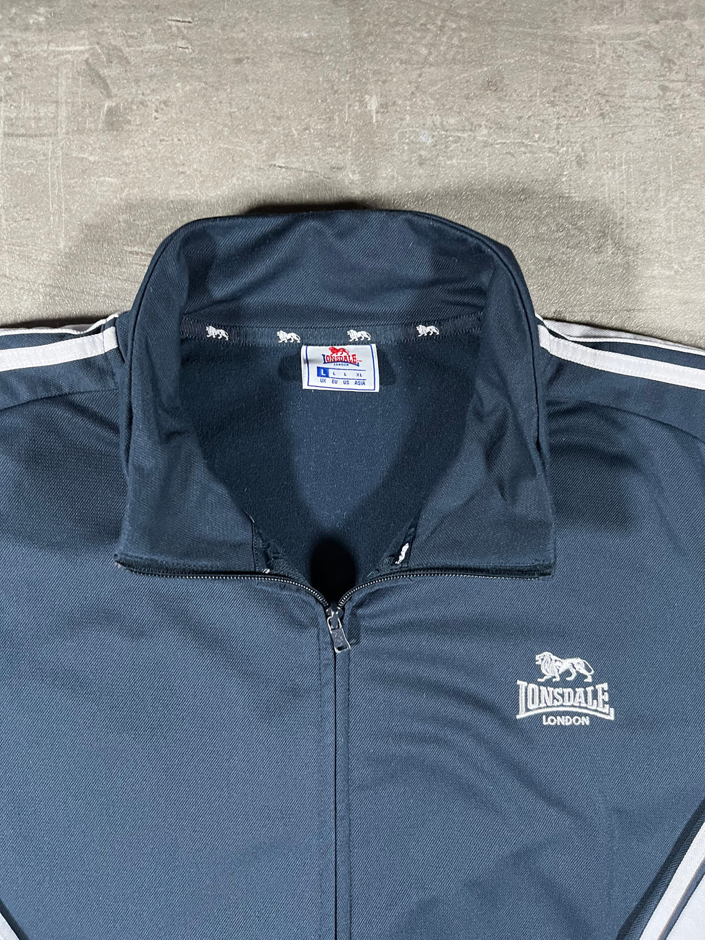 Lonsdale Trainingsjacke Taped Navy L