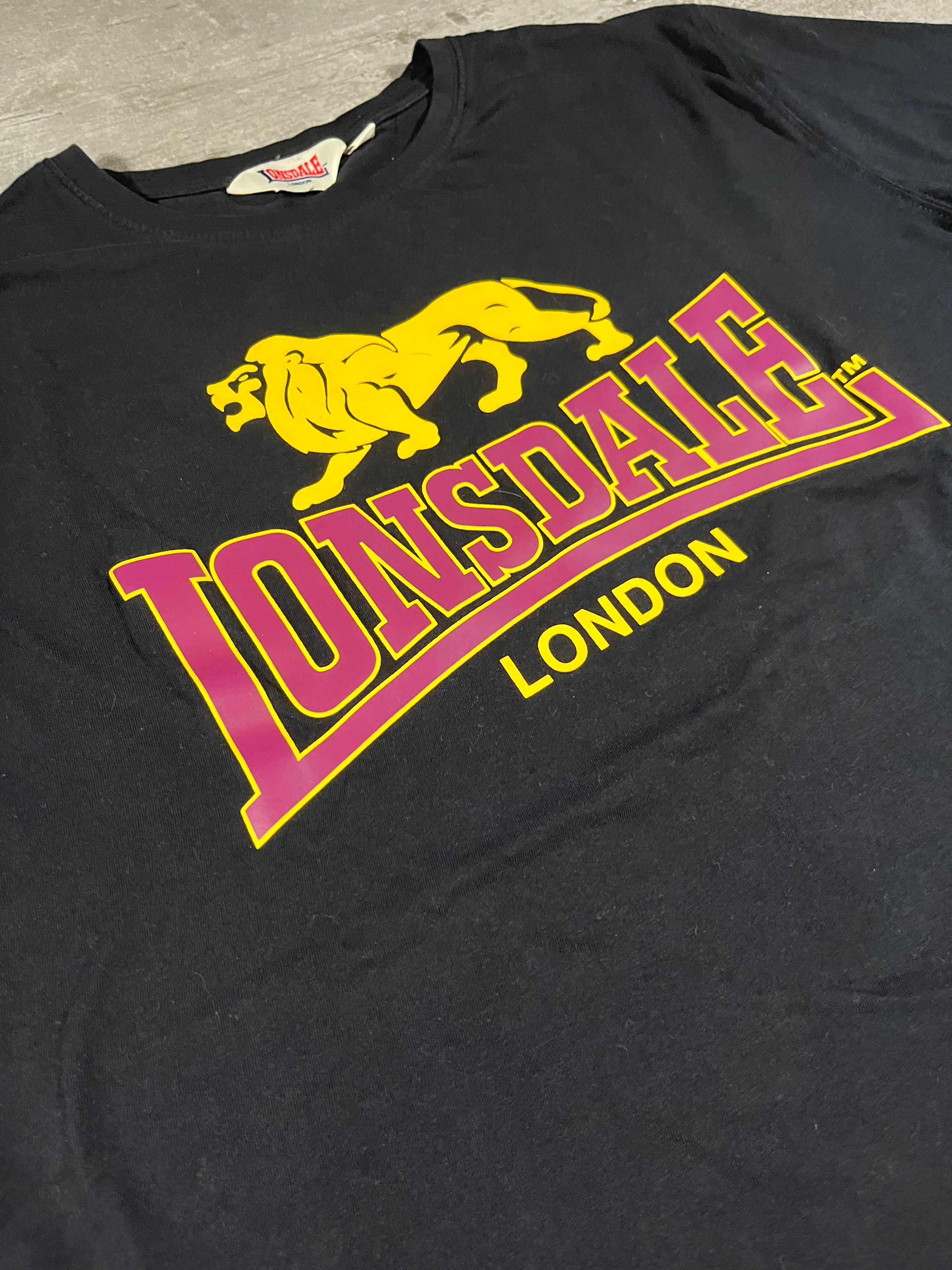 Lonsdale T-shirt Schwarz L