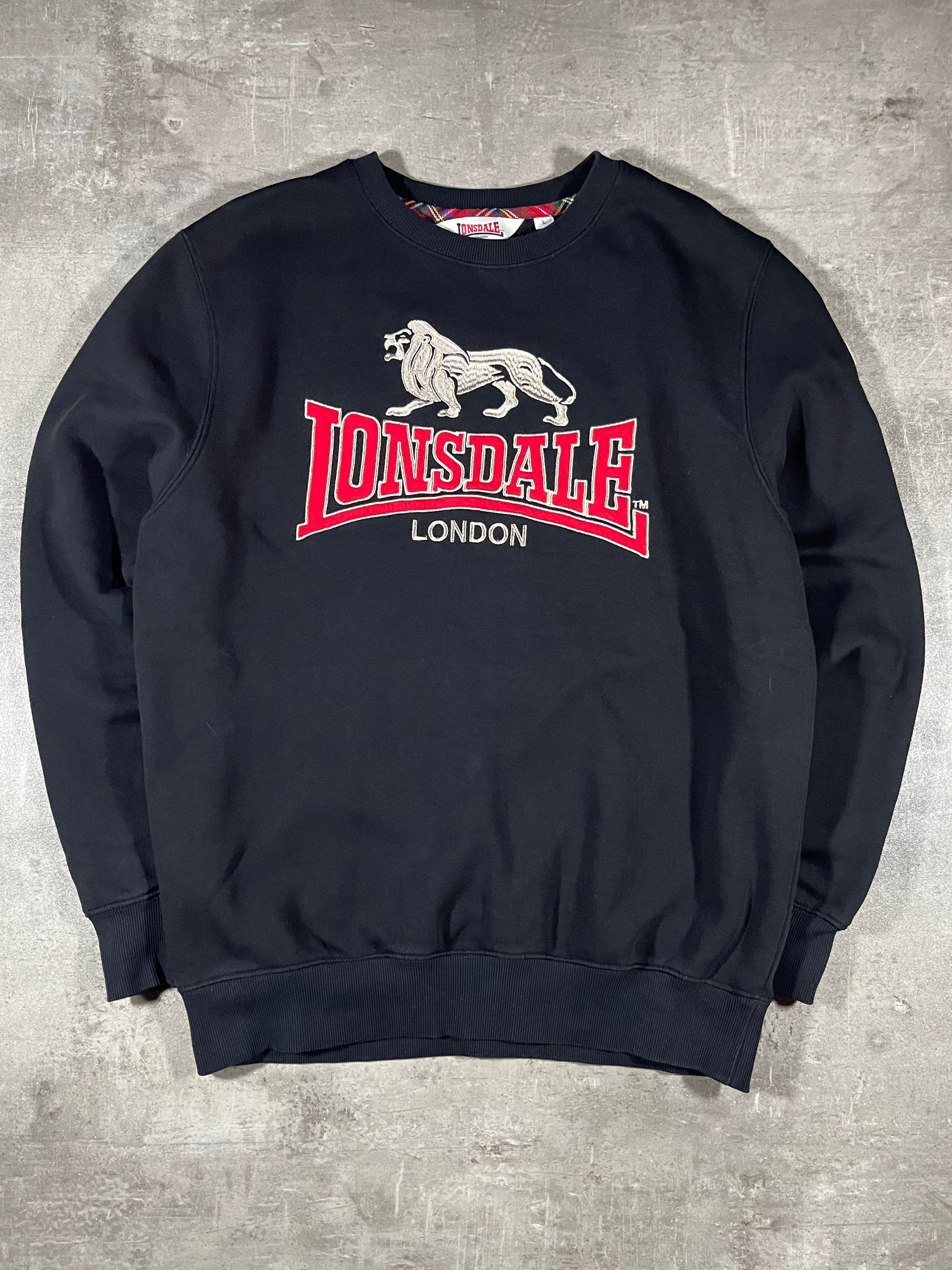 Lonsdale Sweater Schwarz L