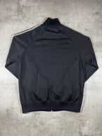 Fred Perry Vintage Trainingsjacke Taped Schwarz/ Grau M