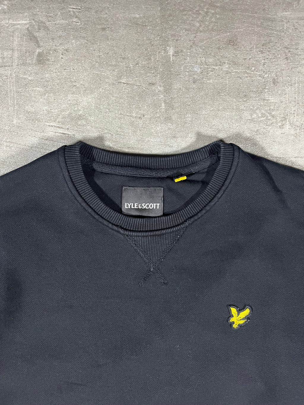 Lyle & Scott Sweater Schwarz S