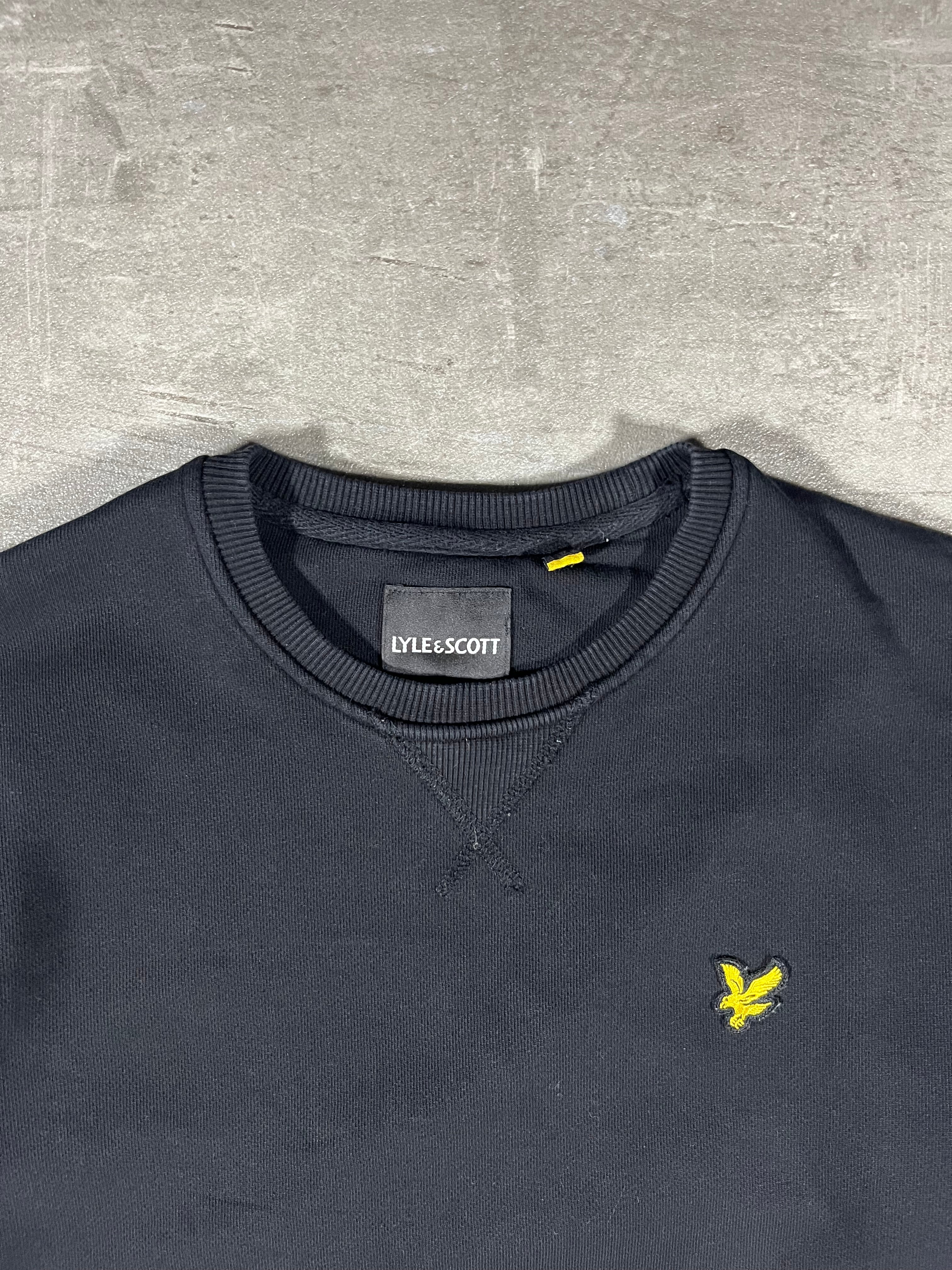 Lyle & Scott Sweater Schwarz S