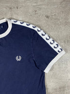 Fred Perry T-shirt Taped Blau S