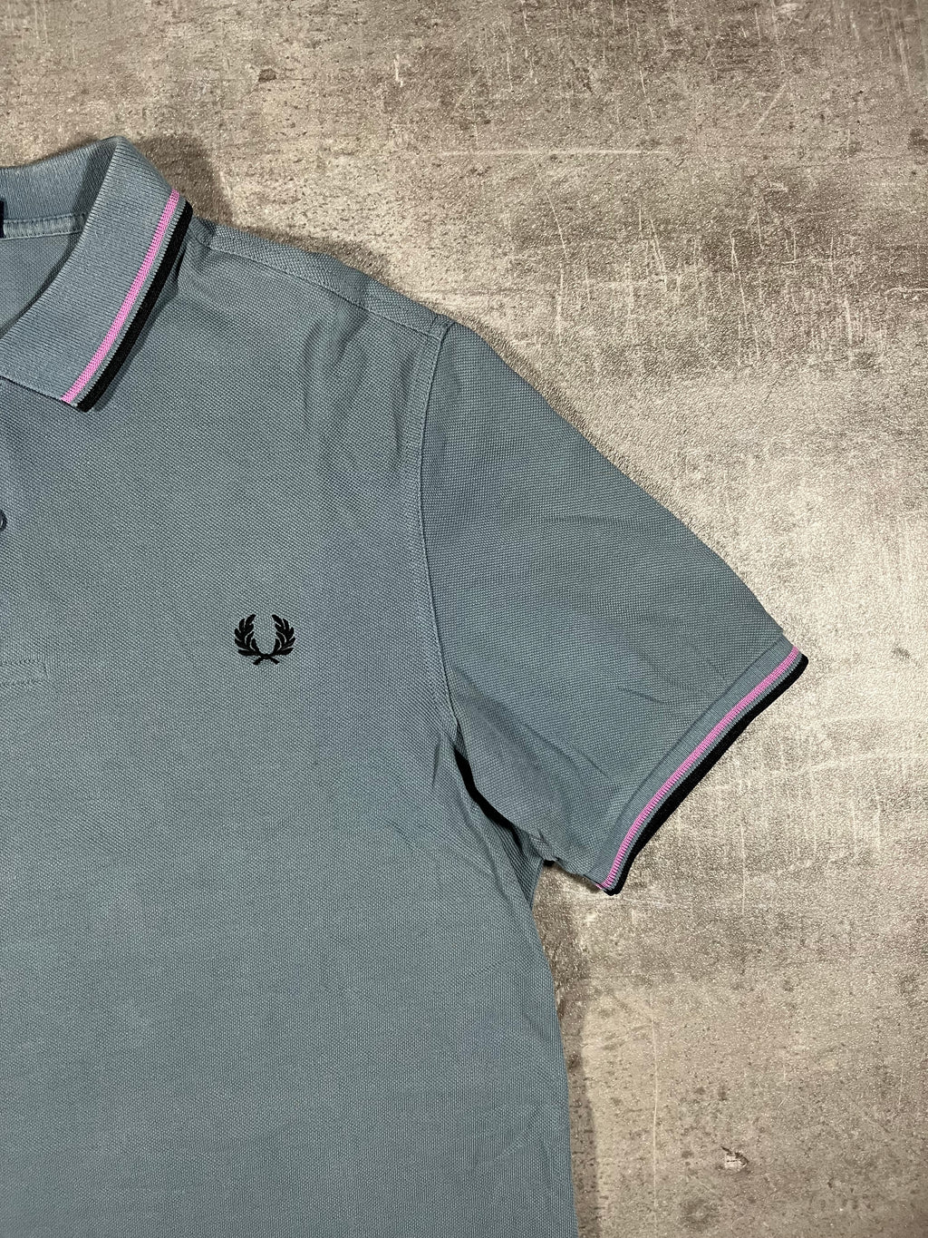 Fred Perry Poloshirt Grau L