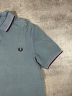Fred Perry Poloshirt Grau L