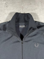 Fred Perry Trainingsjacke Taped Schwarz L