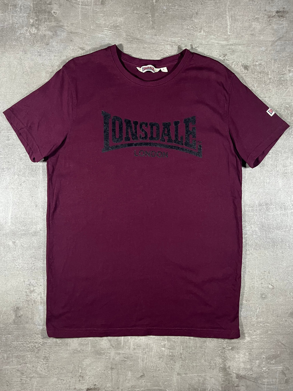 Lonsdale T-shirt Bordeaux L