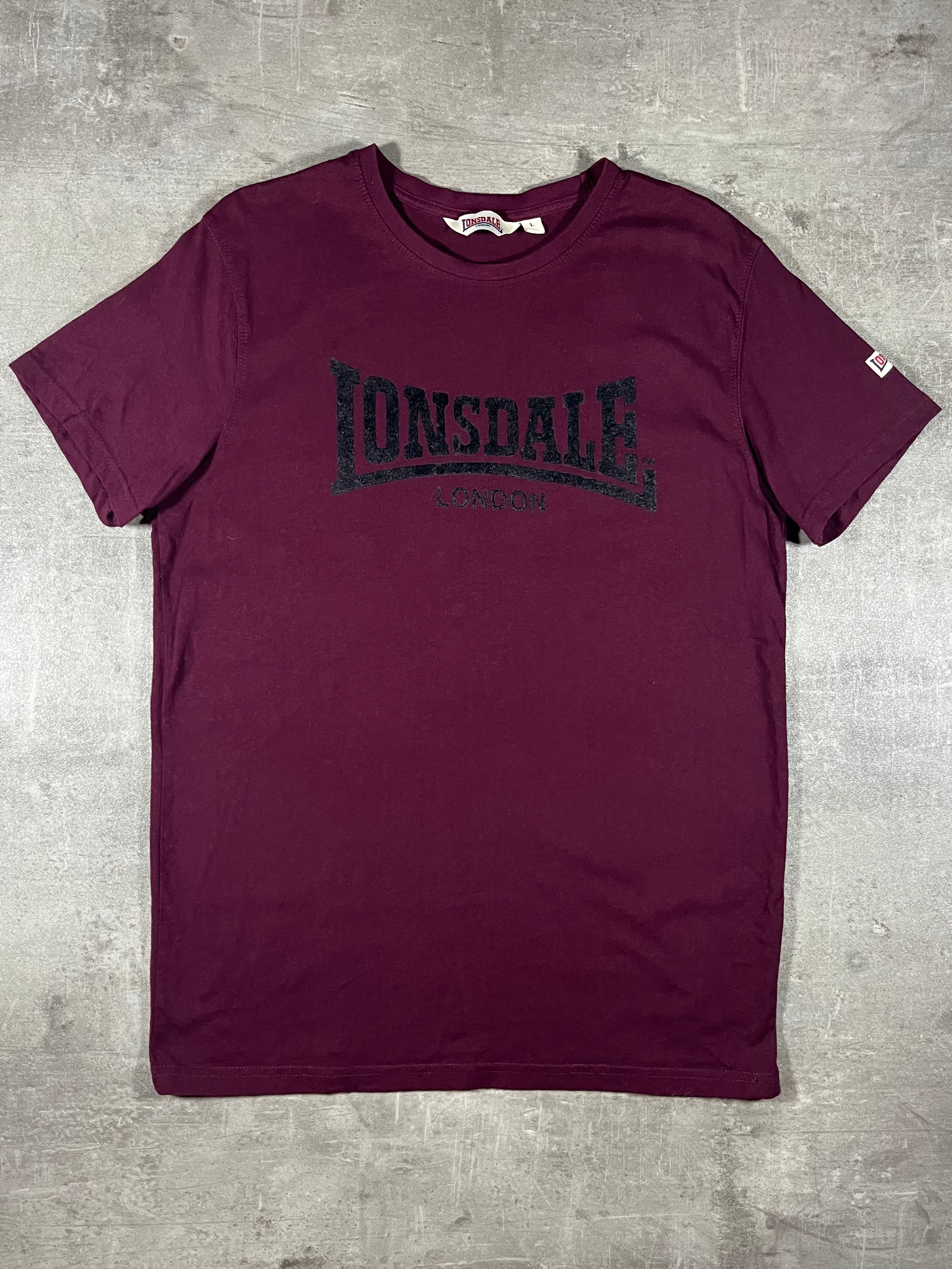 Lonsdale T-shirt Bordeaux L