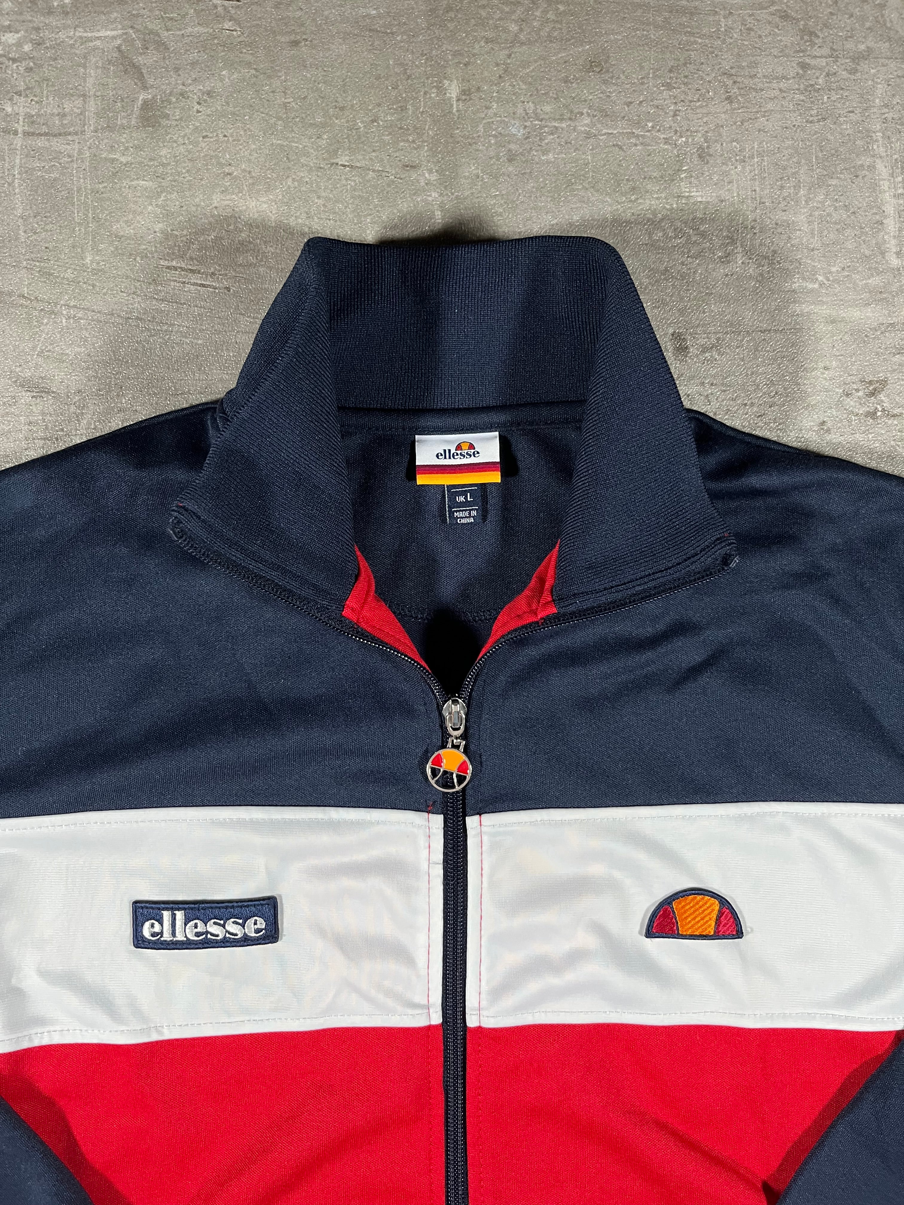 ellesse Trainingsjacke Caprini Blau/Rot/Weiß L
