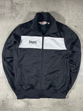 Lonsdale Trainingsjacke Schwarz/ Weiß S