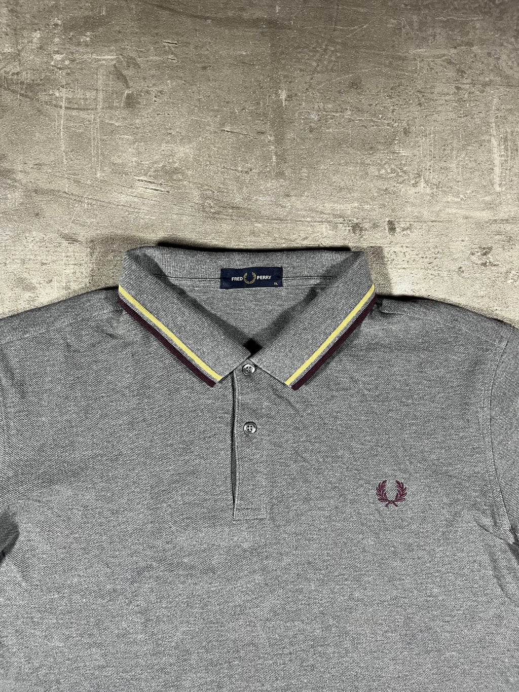 Fred Perry Poloshirt Grau XL