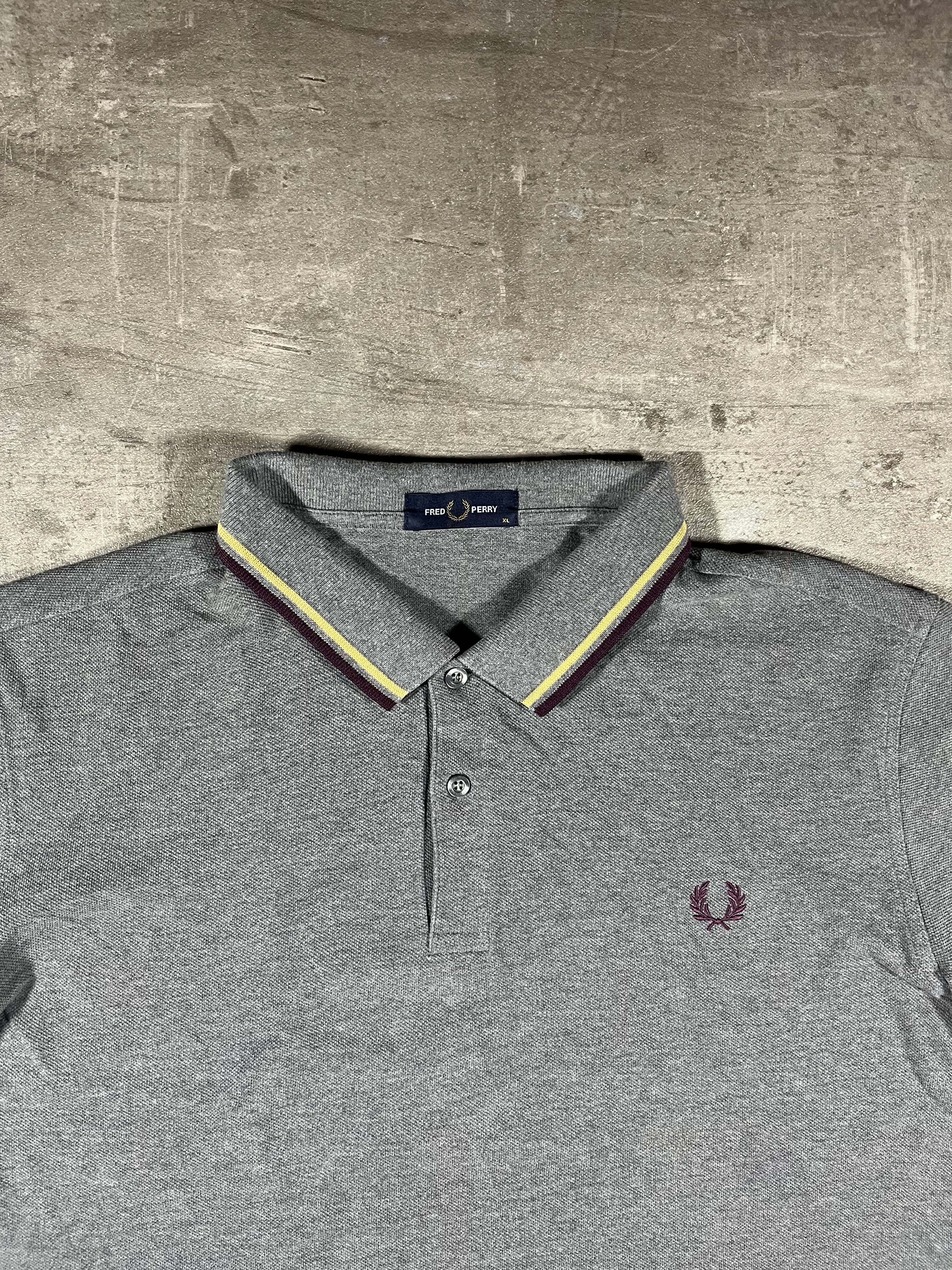 Fred Perry Poloshirt Grau XL