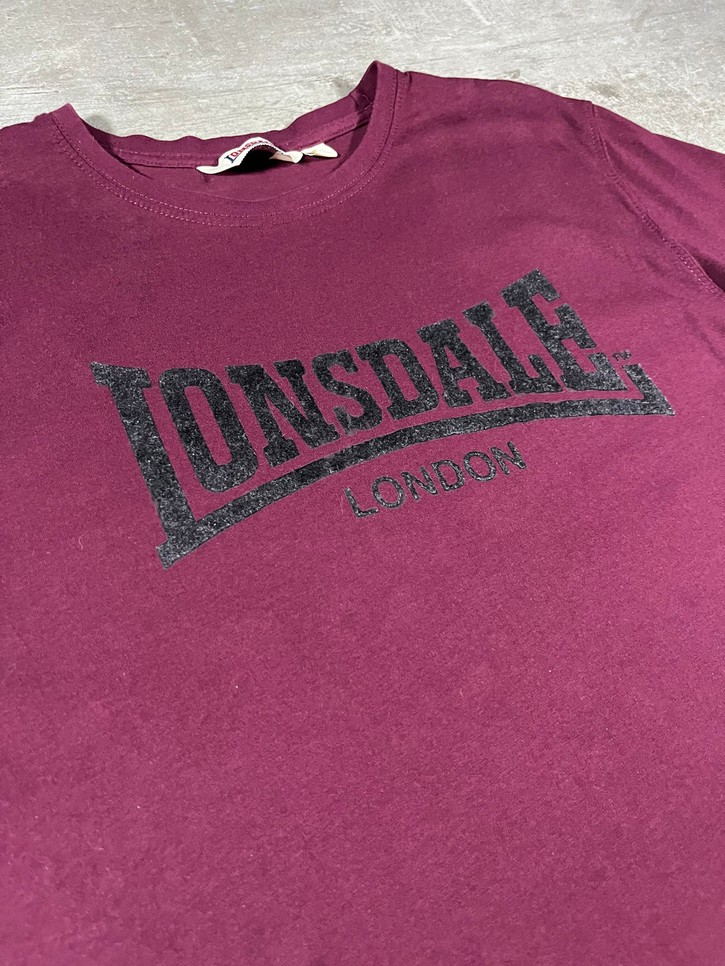 Lonsdale T-shirt Bordeaux L