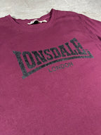 Lonsdale T-shirt Bordeaux L