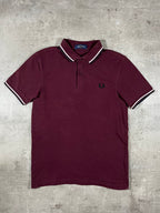 Fred Perry Poloshirt Bordeaux S