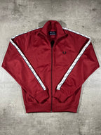 Fred Perry Trainingsjacke Taped Bordeaux S