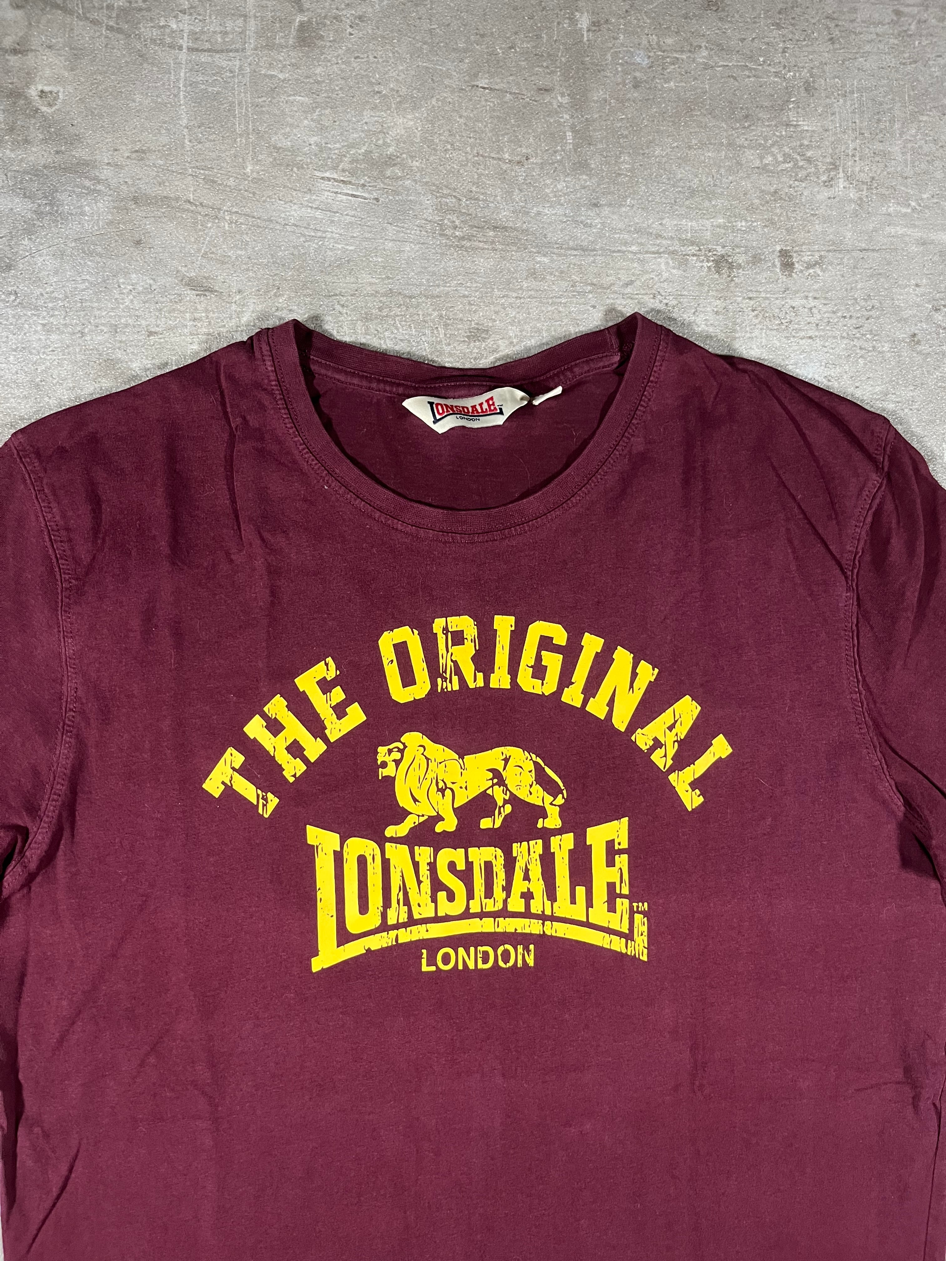 Lonsdale T-shirt Bordeaux M