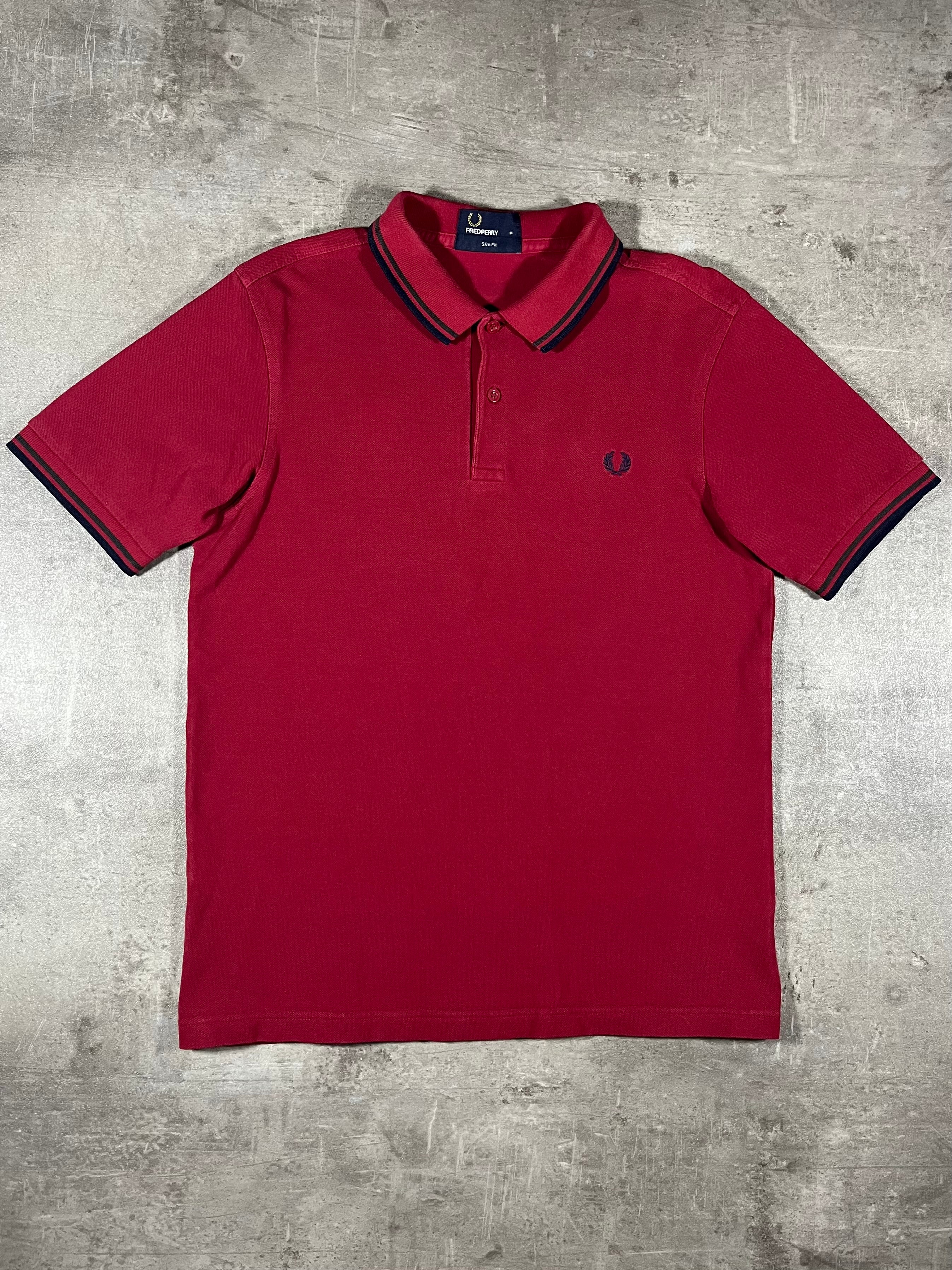 Fred Perry Poloshirt Rot M