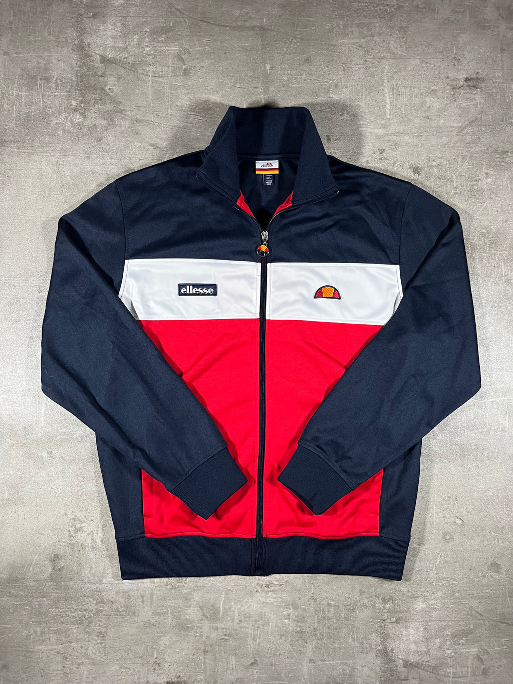 ellesse Trainingsjacke Caprini Blau/Rot/Weiß L
