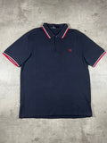 Fred Perry Poloshirt Schwarz/ Weiß/ Rot XL