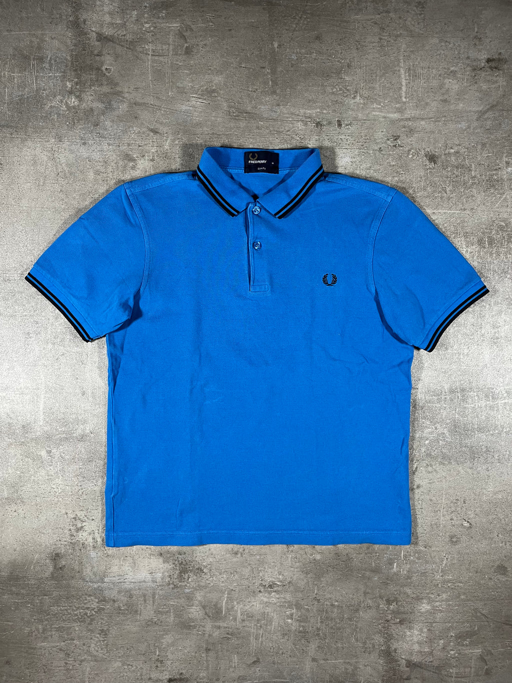 Fred Perry Poloshirt Blau M