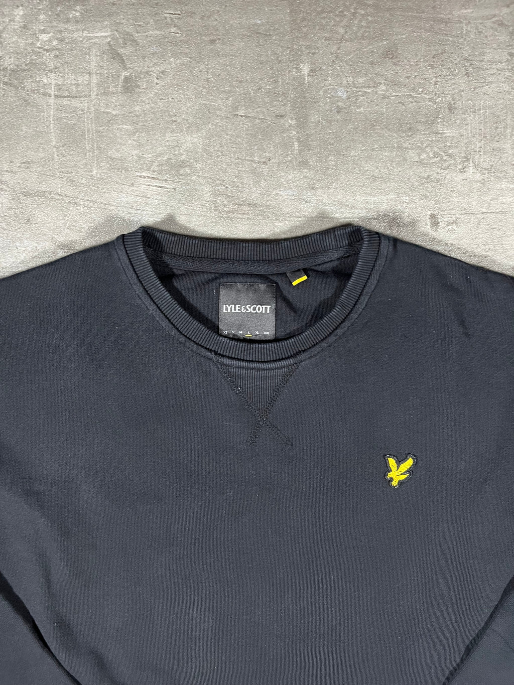 Lyle & Scott Sweater Schwarz L