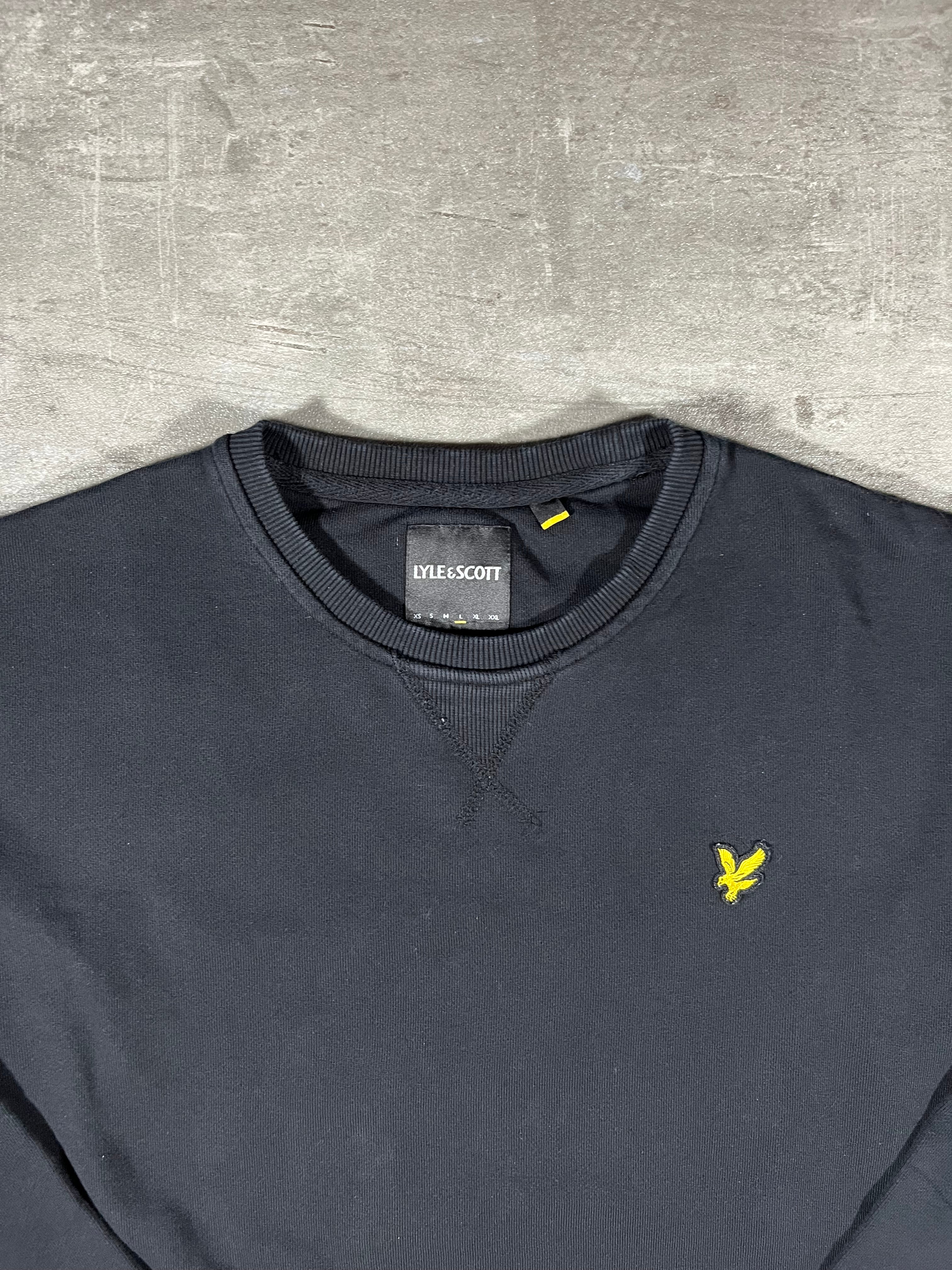 Lyle & Scott Sweater Schwarz L