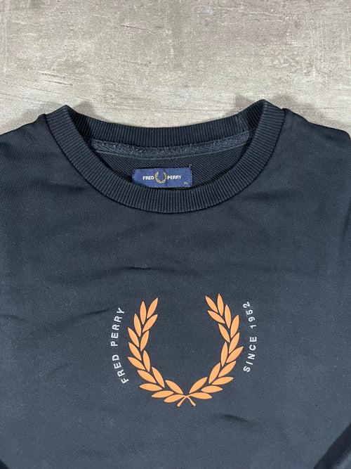 Fred Perry Sweater Schwarz XL