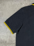Fred Perry Poloshirt Schwarz/ Gelb XL
