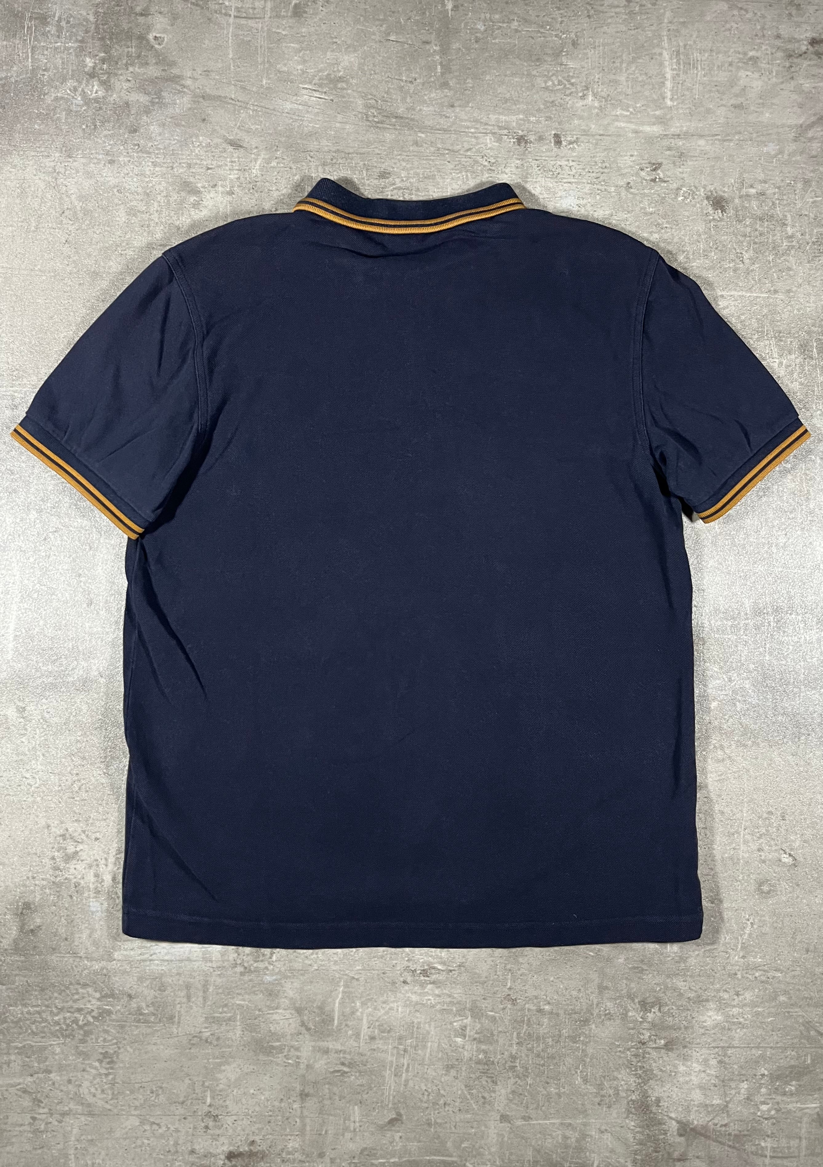 Fred Perry Poloshirt Schwarz/ Gold M