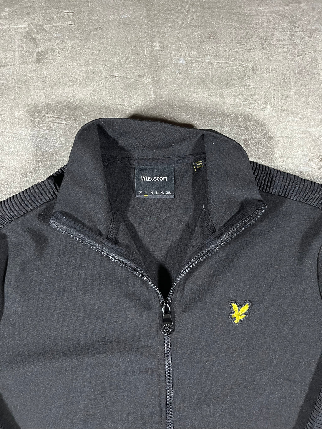 Lyle & Scott Trainingsjacke Taped Schwarz S