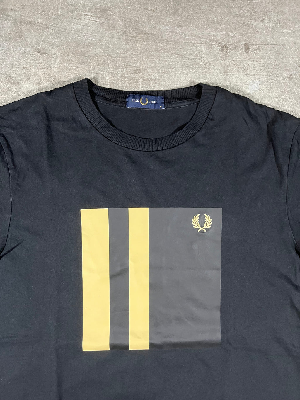 Fred Perry T-shirt Schwarz M