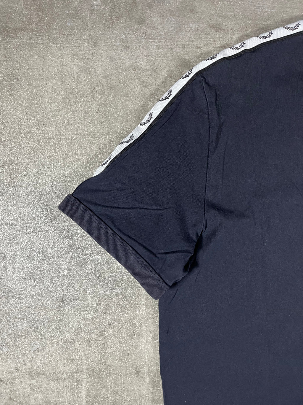 Fred Perry T-shirt Schwarz Taped XL