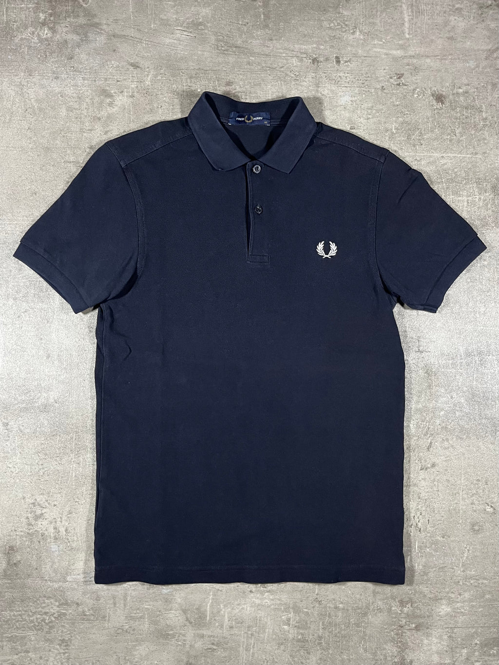 Fred Perry Poloshirt Schwarz XS