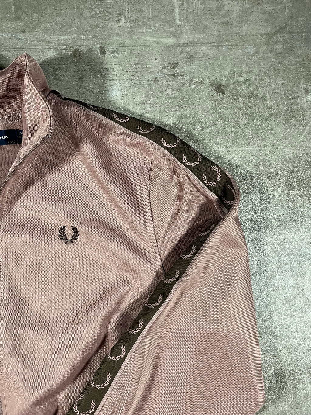 Fred Perry Trainingsjacke Cropped Braun S