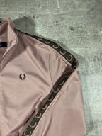 Fred Perry Trainingsjacke Cropped Braun S
