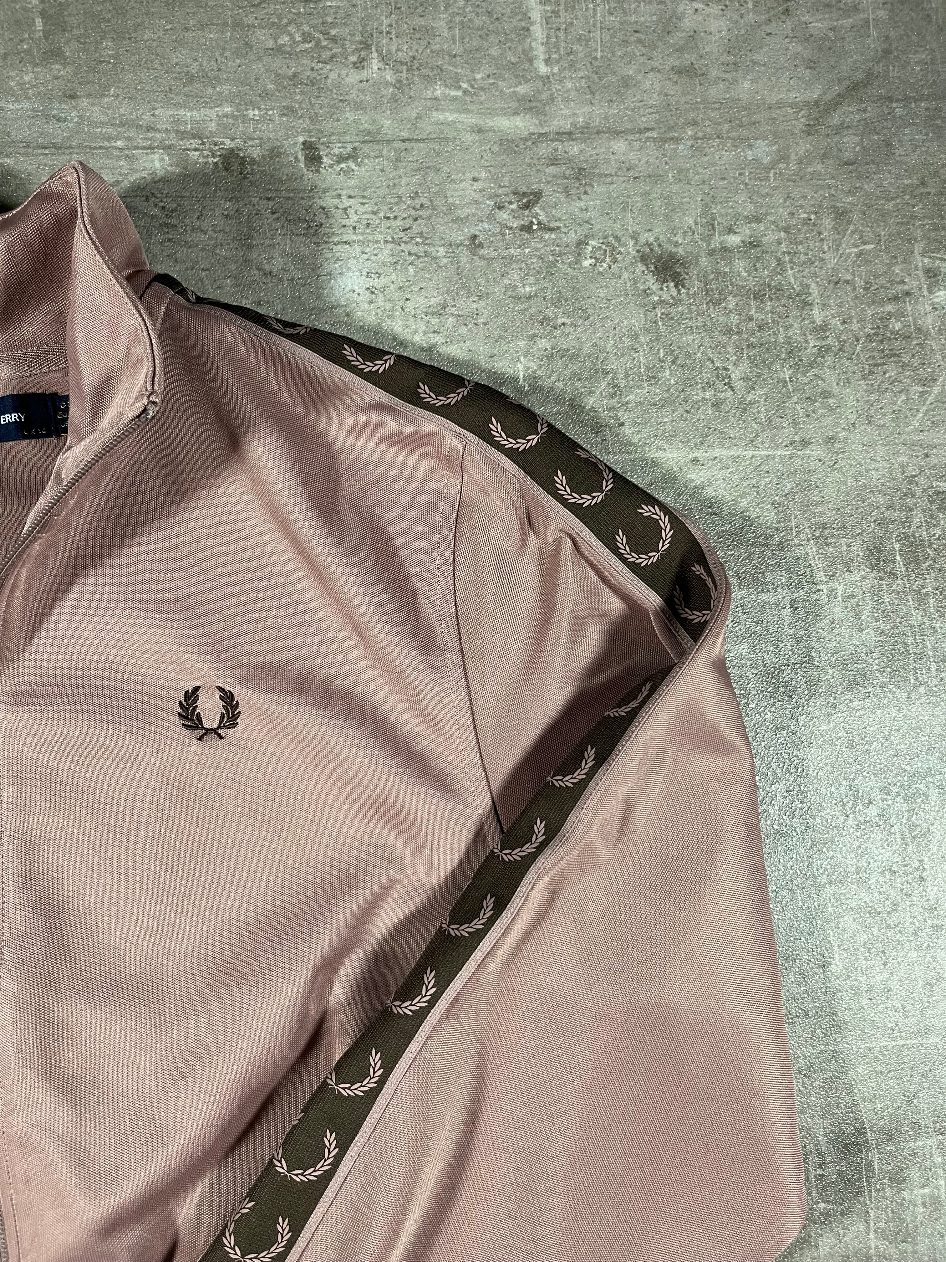Fred Perry Trainingsjacke Cropped Braun S
