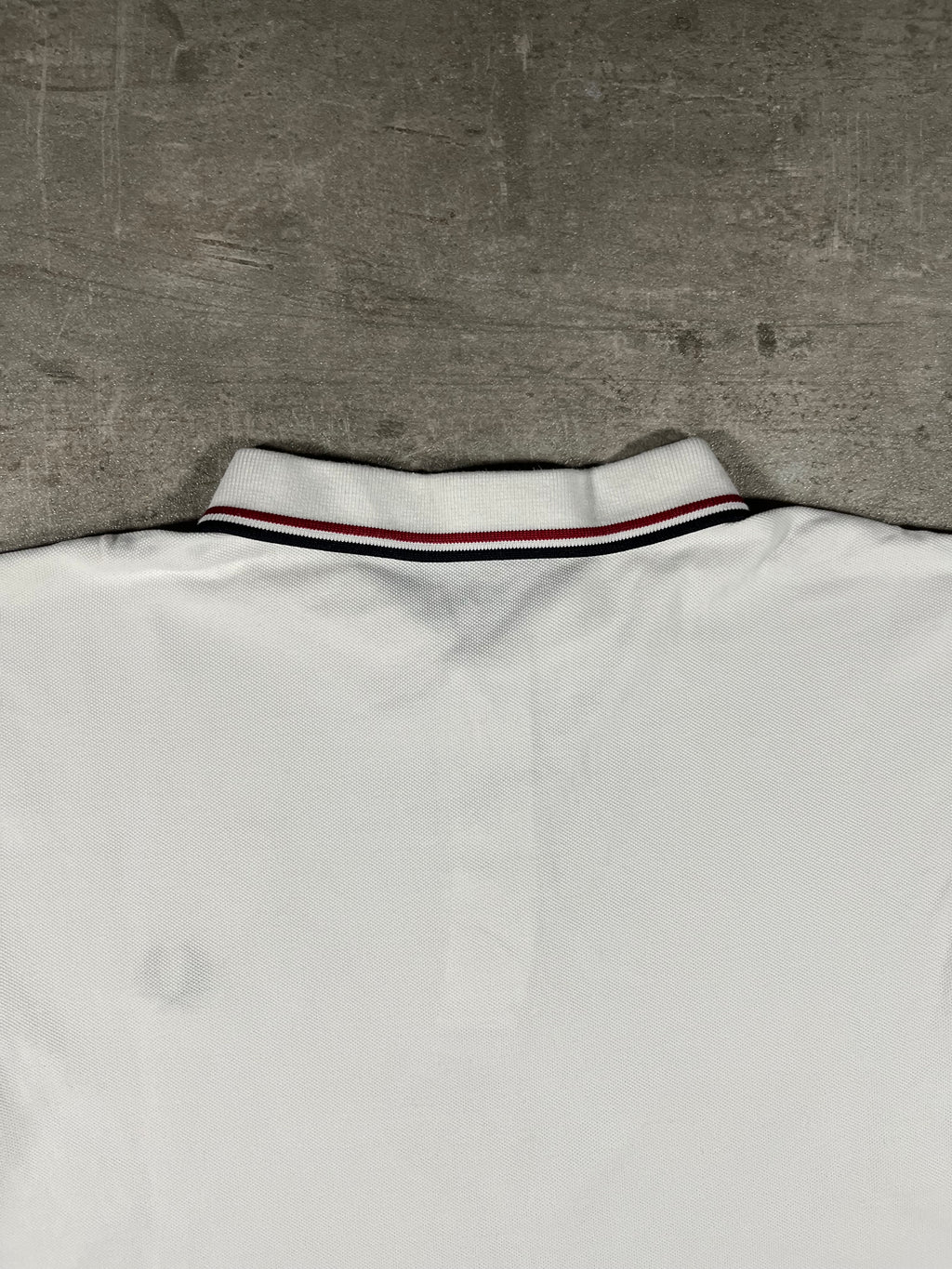 Fred Perry Poloshirt Weiß/ Rot/ Schwarz XL