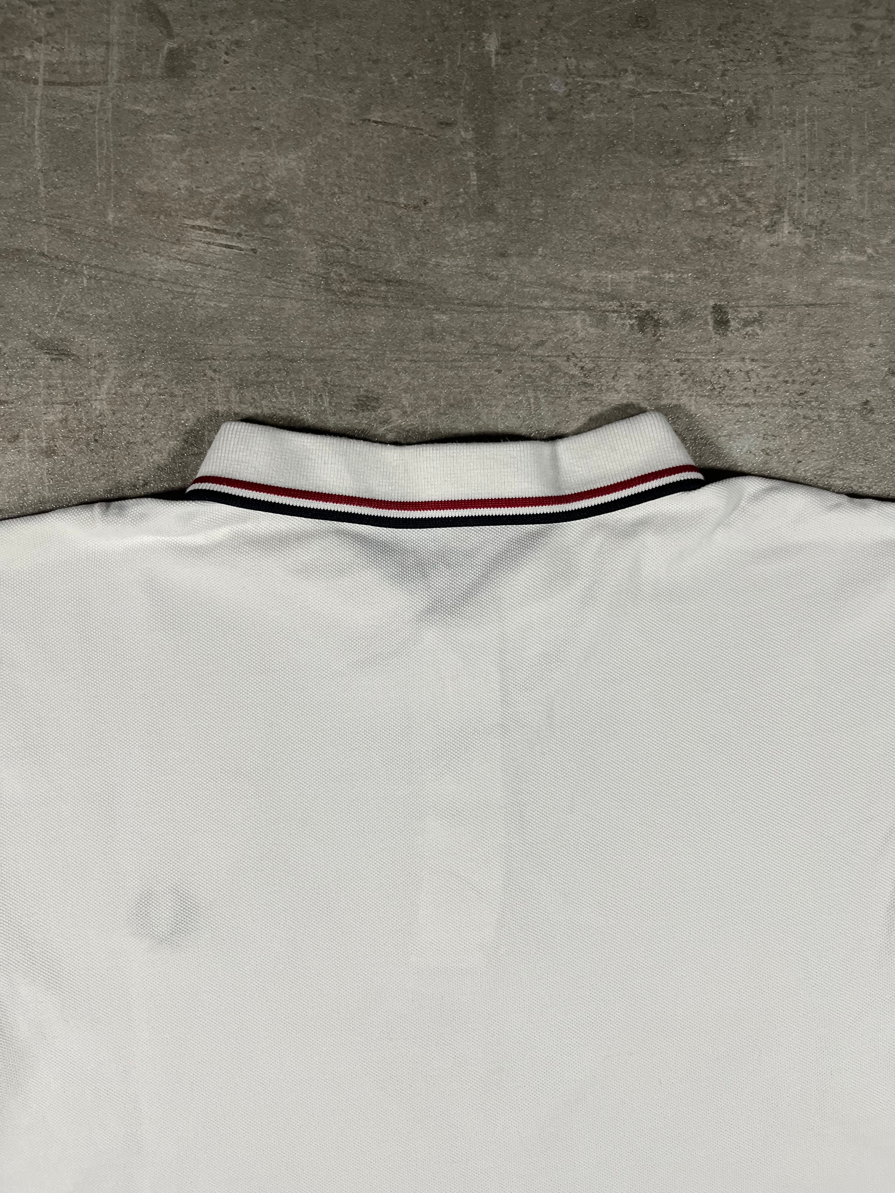 Fred Perry Poloshirt Weiß/ Rot/ Schwarz XL