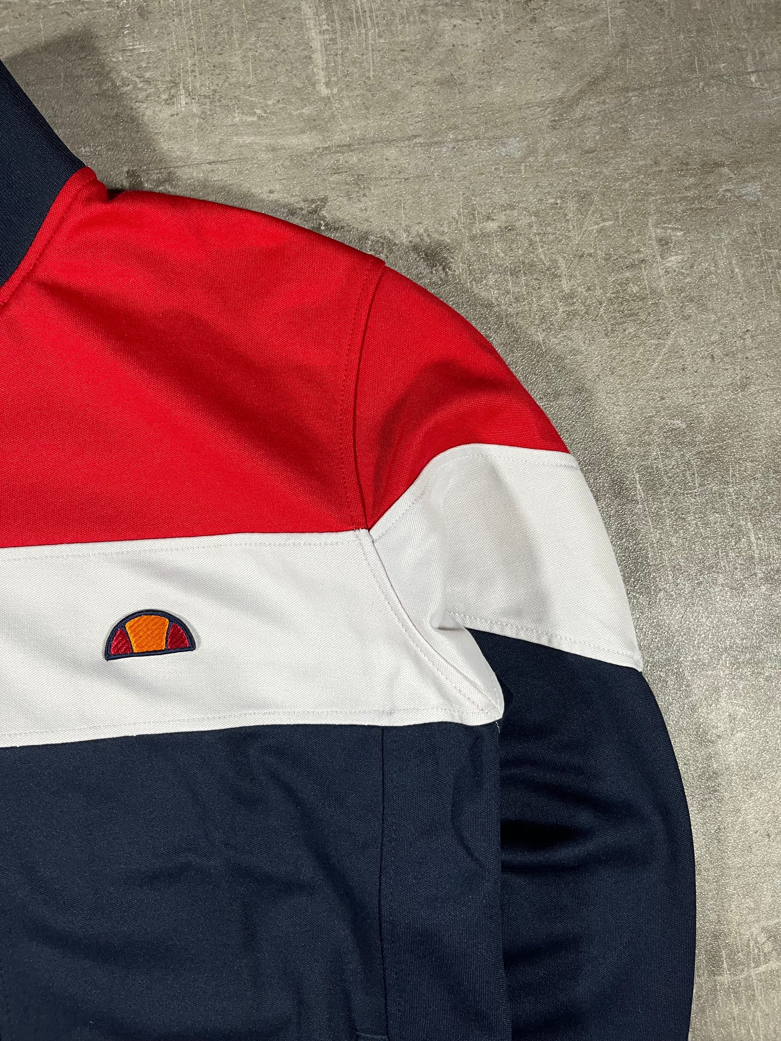 ellesse Trainingsjacke Caprini Blau/ Weiß/ Rot M