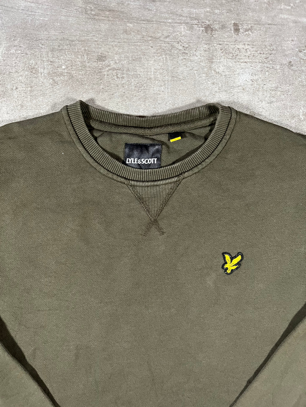 Lyle & Scott Sweater Khaki/ Dunkelgrün S