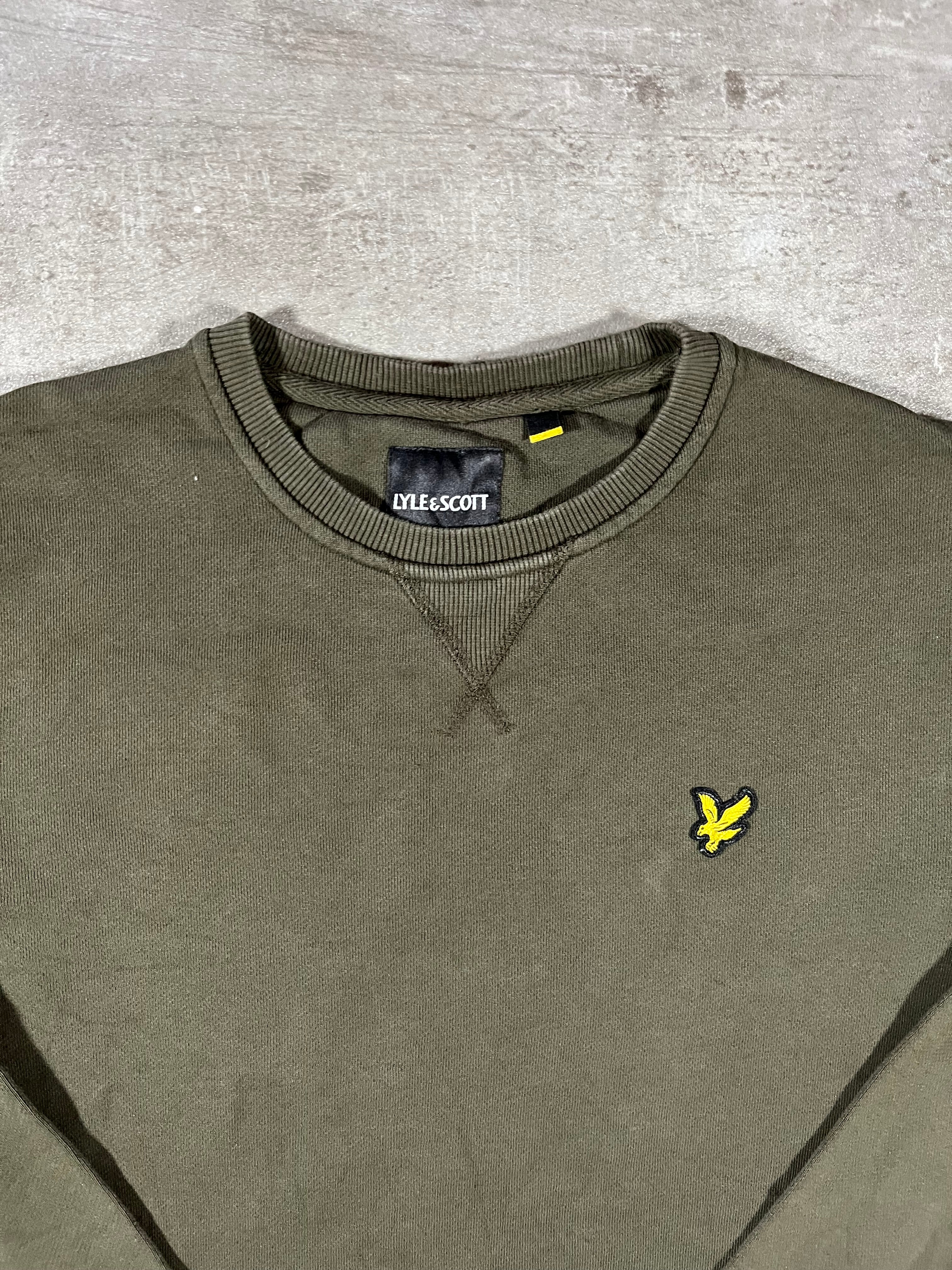 Lyle & Scott Sweater Khaki/ Dunkelgrün S