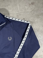 Fred Perry Vintage Trainingsjacke Taped Dunkelblau L