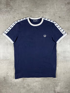 Fred Perry T-shirt Taped Blau S