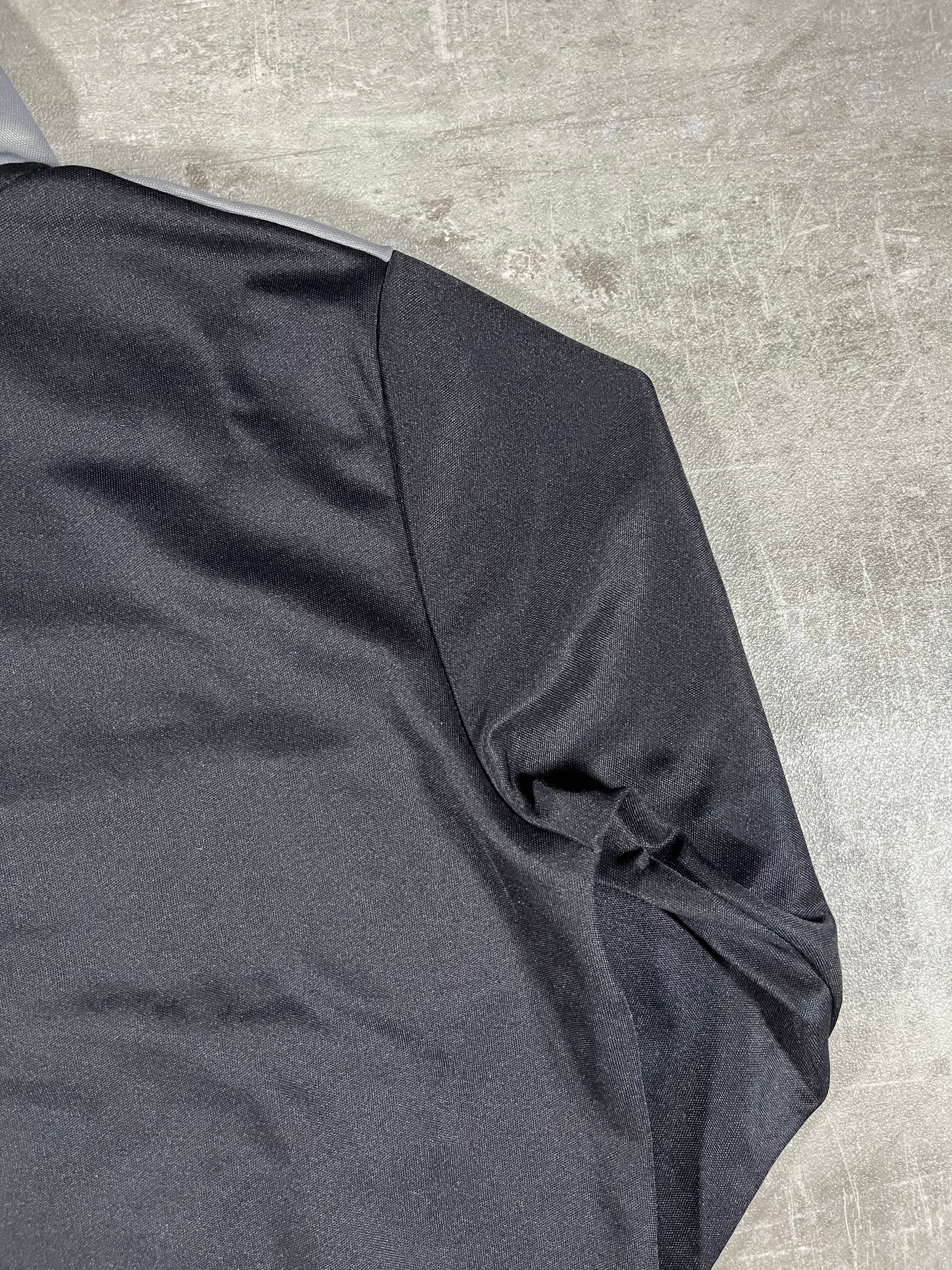 Fred Perry Trainingsjacke Schwarz/ Grau/ Hellblau M