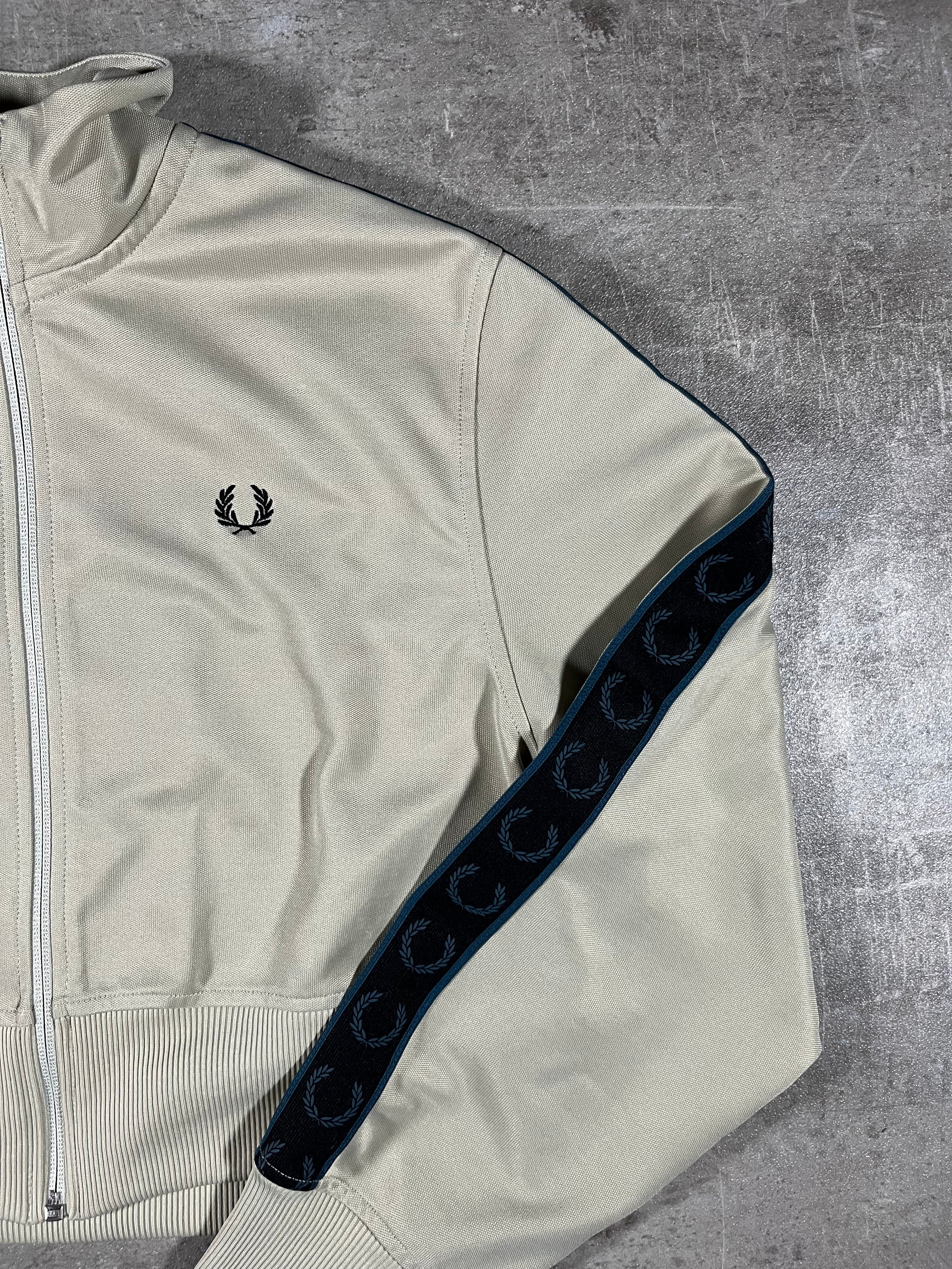 Fred Perry Trainingsjacke Cropped Beige S