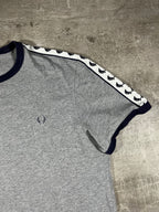 Fred Perry T-shirt Taped Grau L