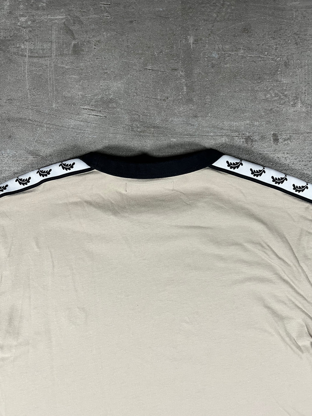 Fred Perry T-shirt Taped Beige S