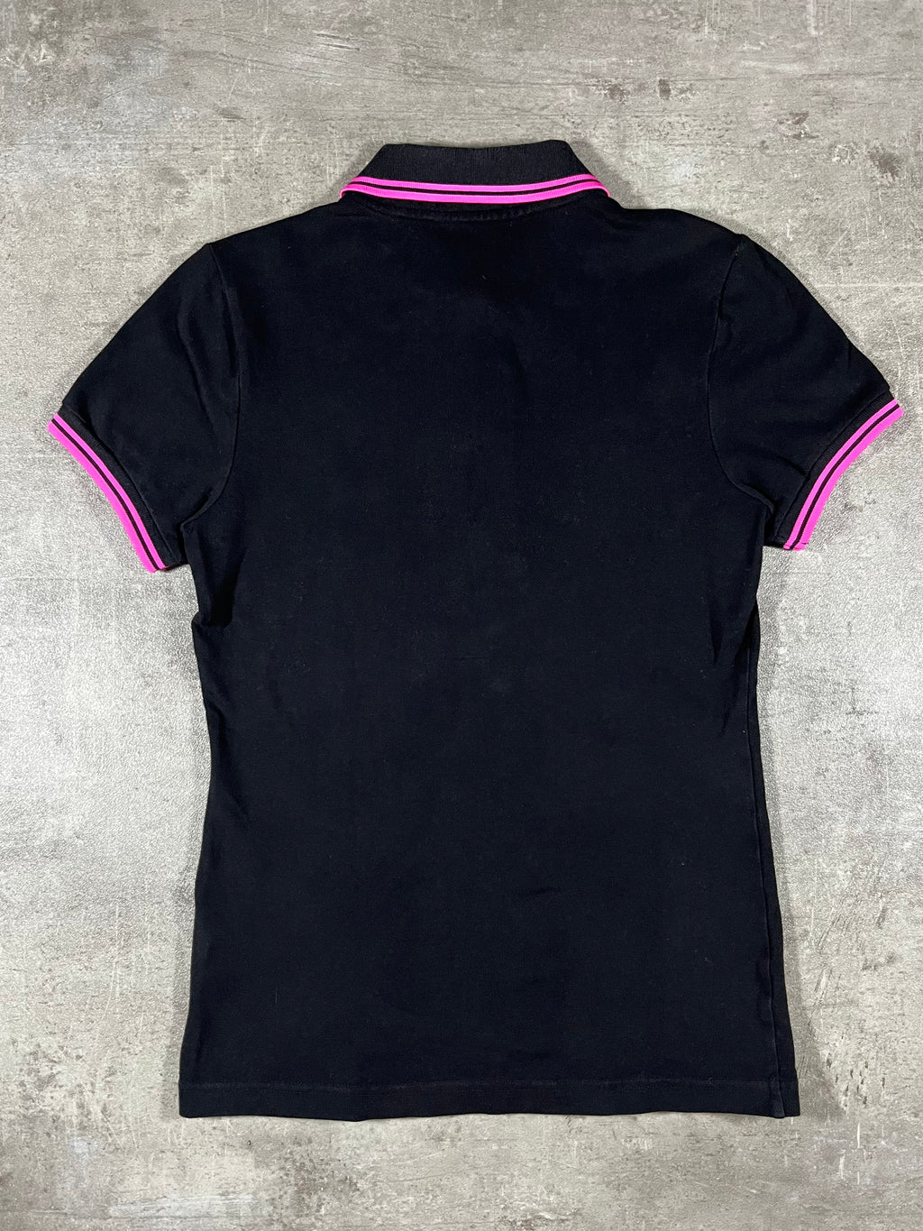 Fred Perry Poloshirt Schwarz/ Pink XS Damen